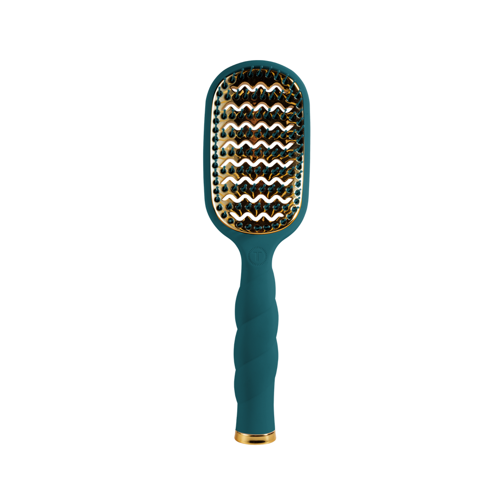 TELETIES Vented Hair Brush | Teal With It