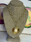 jennifer thames gemstone disc in cream