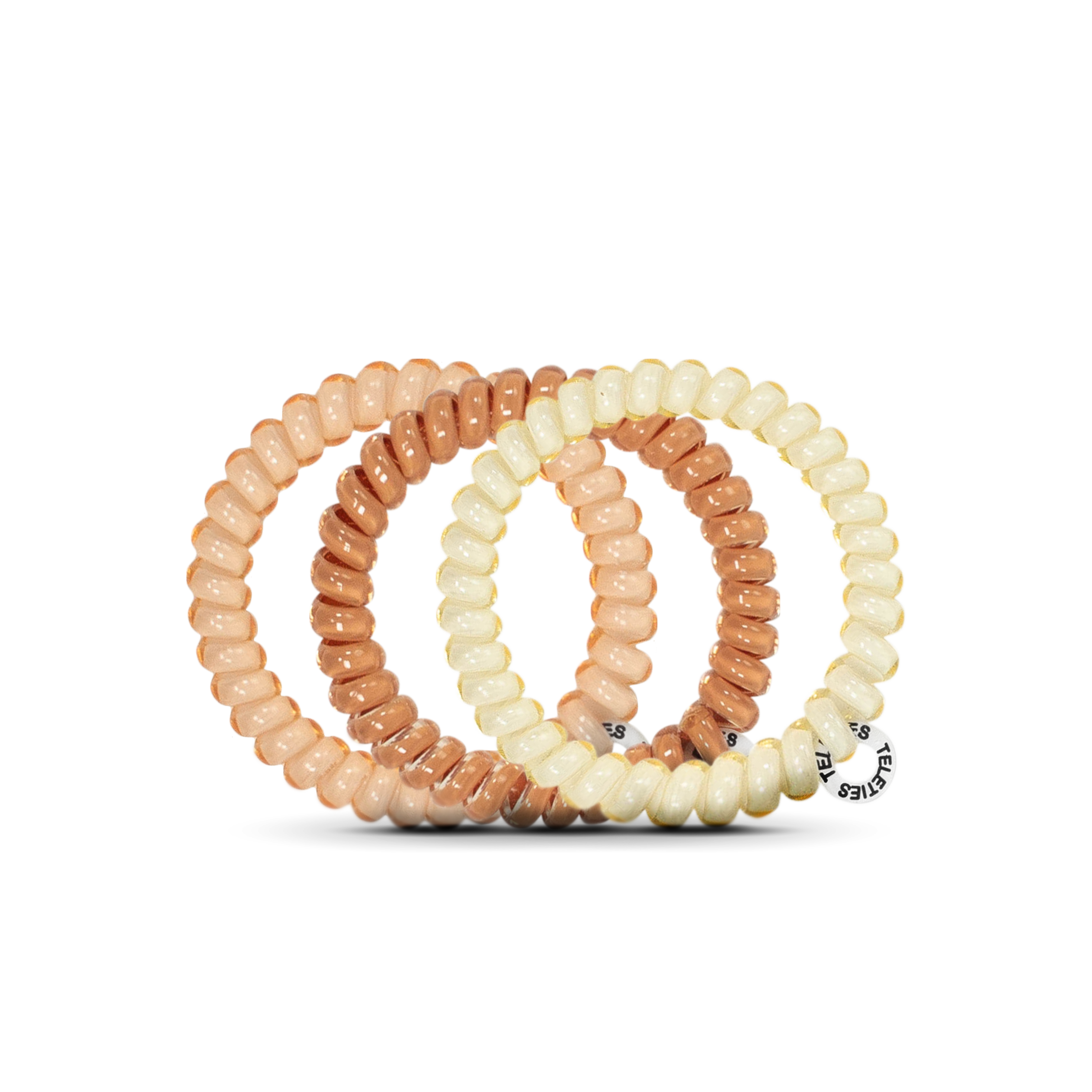 TELETIES Spiral Hair Coils | Small | For the Love of Nudes Hair Ties