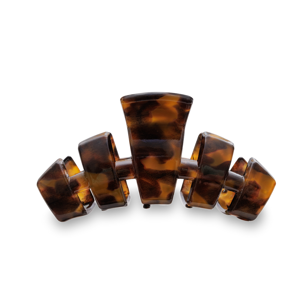 TELETIES Classic Hair Clip | Medium | Tortoise