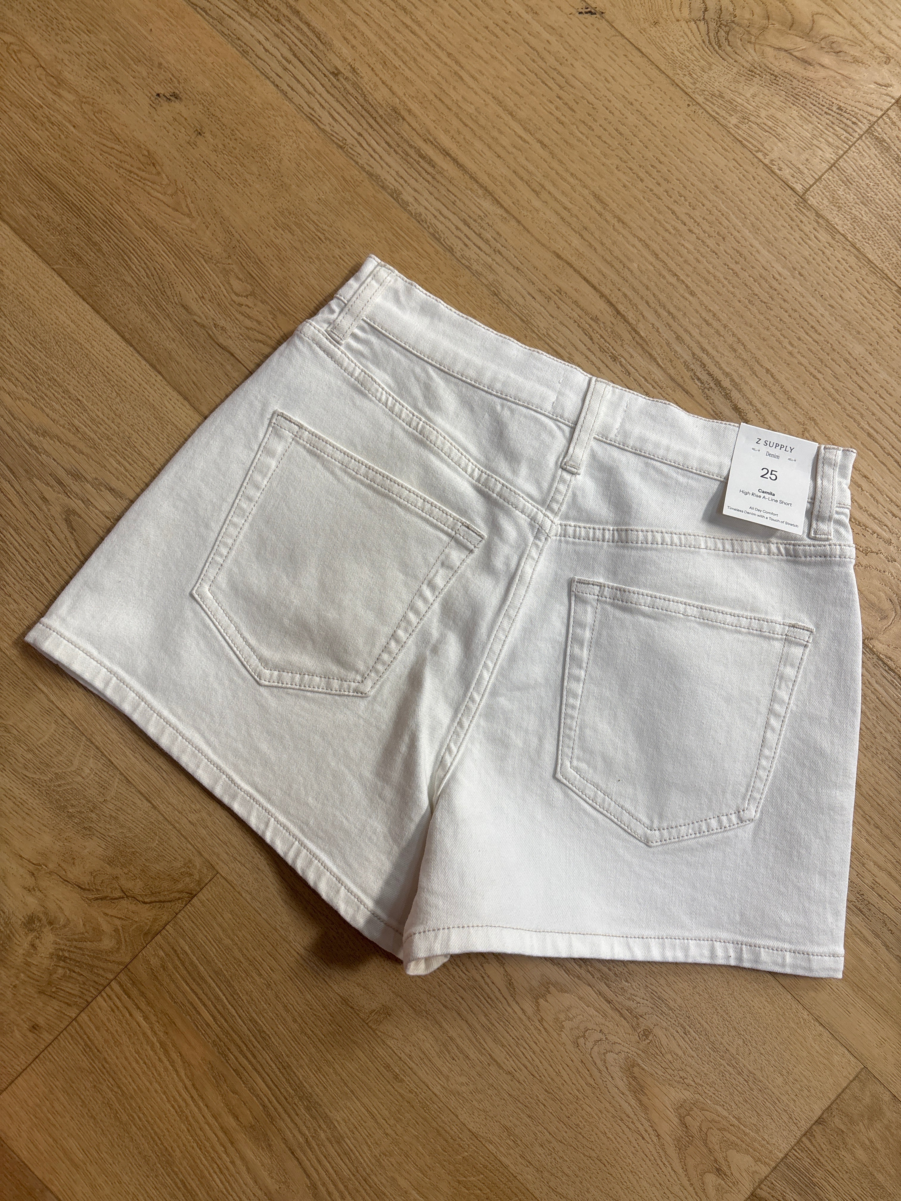 z supply camila high rise a-line short in cloud