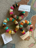 jennifer thames multi color beaded bracelet