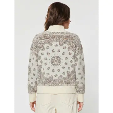 current air half-zip sweater in oatmeal