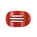 TELETIES Flat Round Hair Clip | Medium | Red Carpet Ready