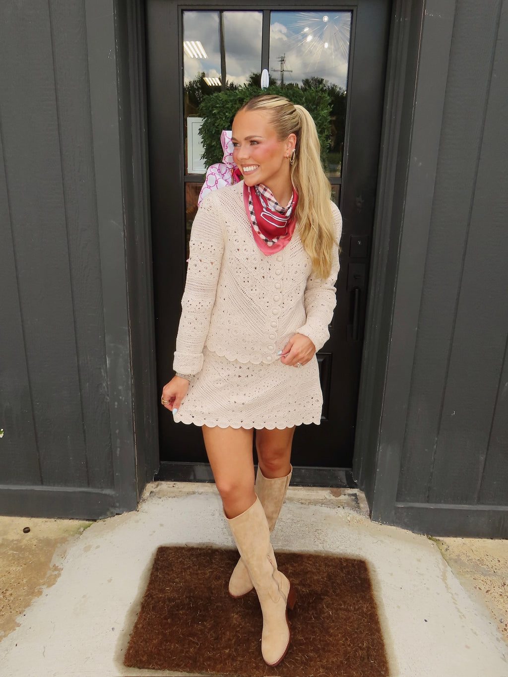 z supply cressa cardigan in natural