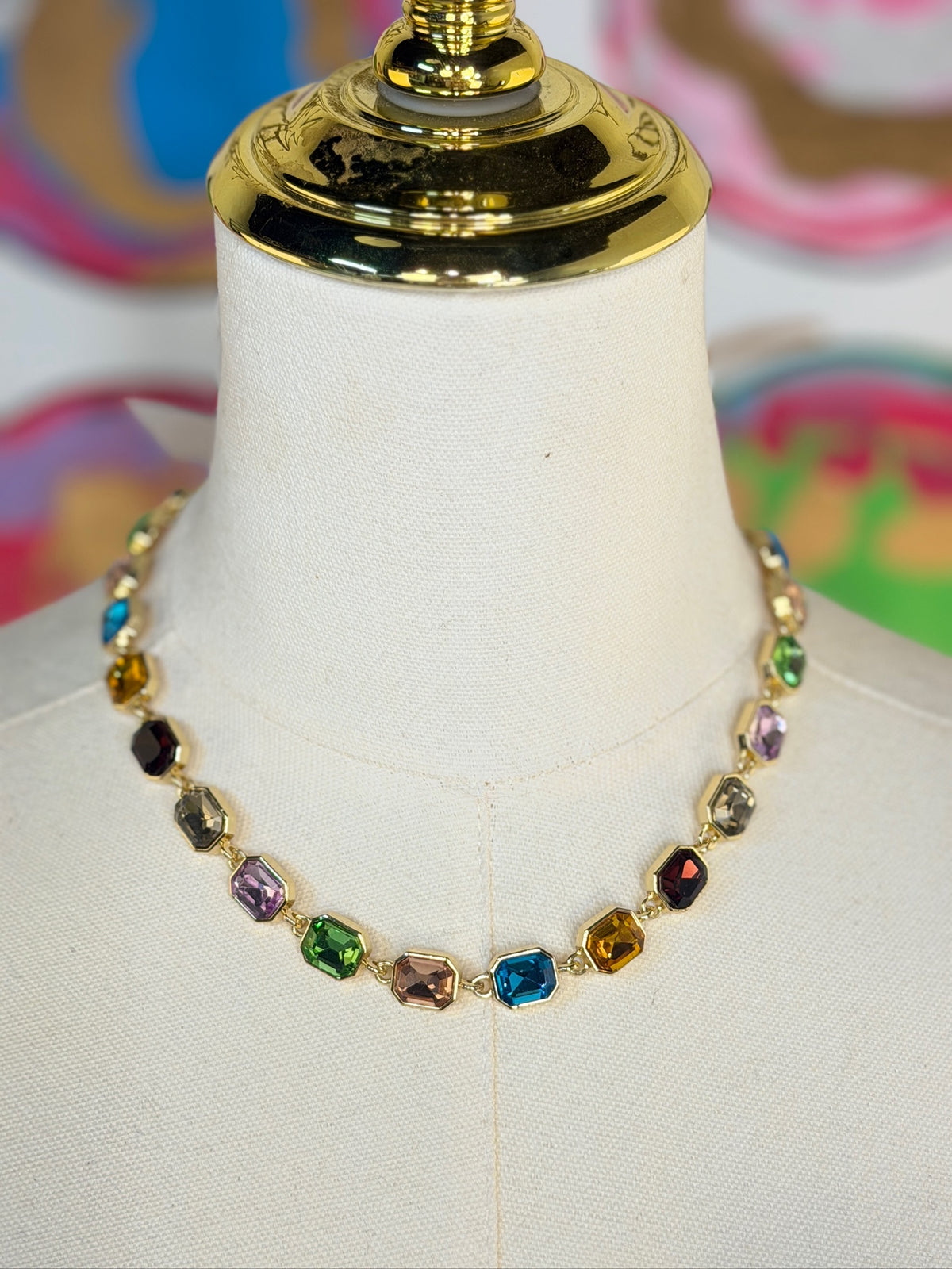Jennifer Thames Tara Necklace, Multi