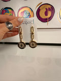 jennifere thames cross coin earrings