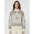 current air half-zip sweater in oatmeal