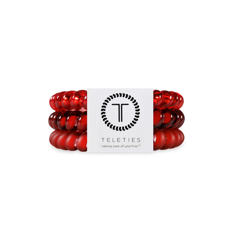 TELETIES Spiral Hair Coils | Small | Red Carpet Ready Hair Ties
