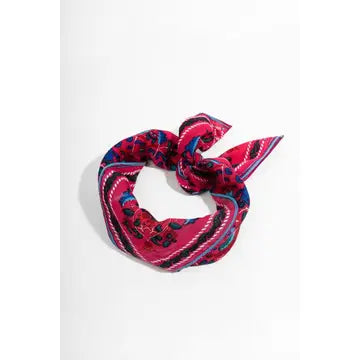 tagore bandana in fuchsia