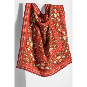 tagore bandana in rust