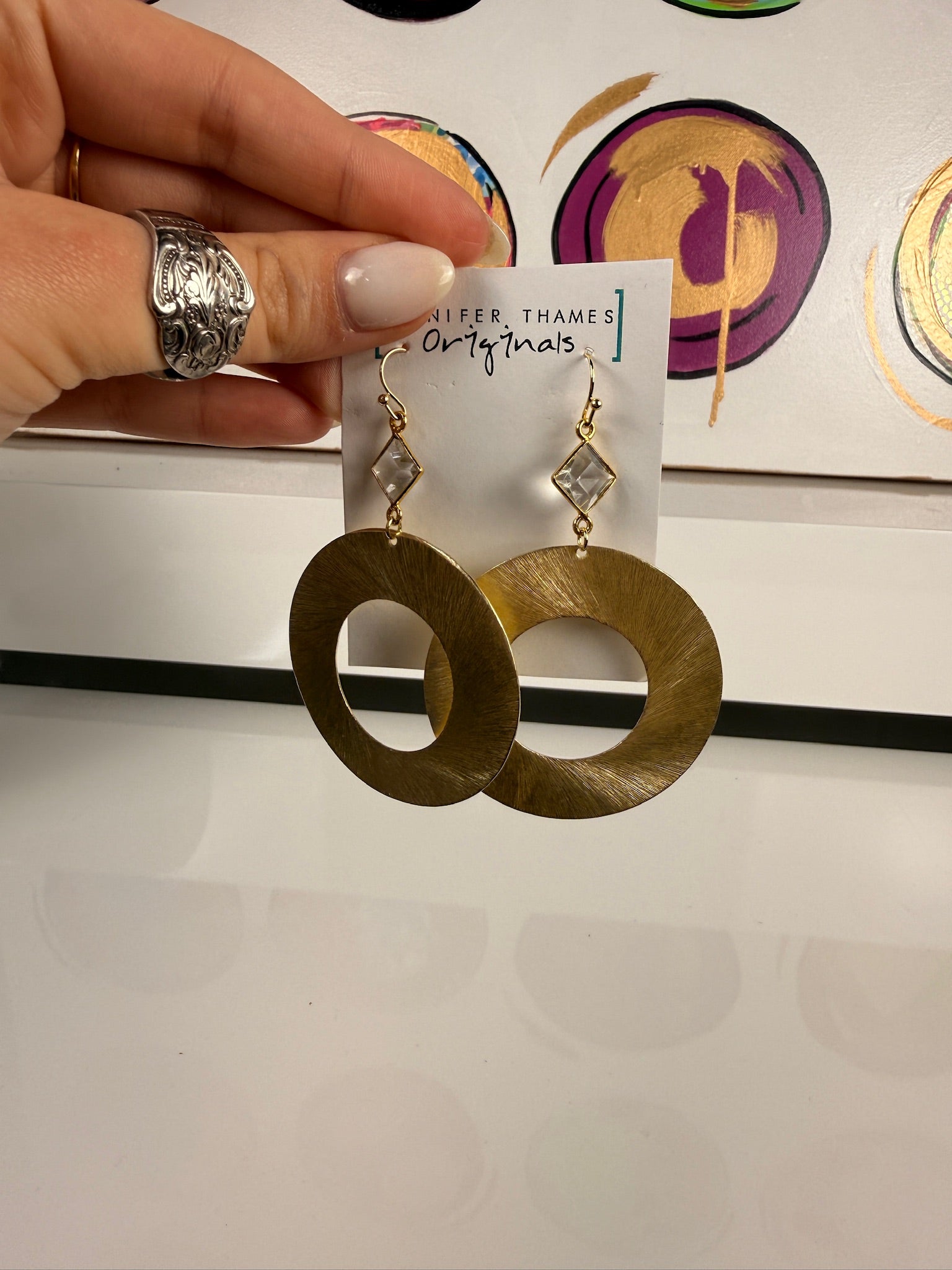 jennifer thames thick circle and stone