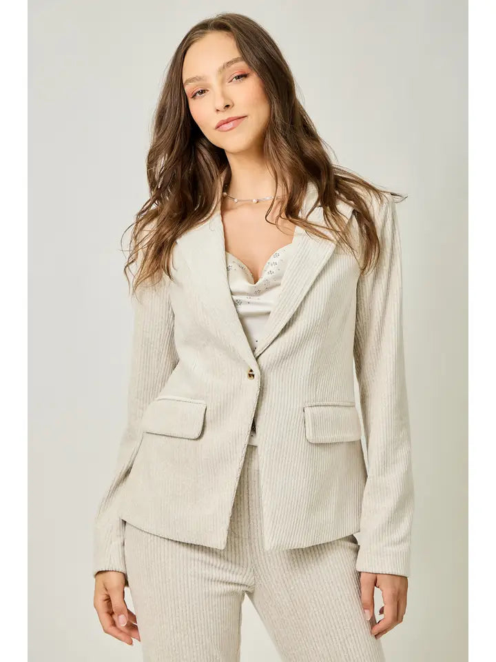 Mystree Velvet Blazer