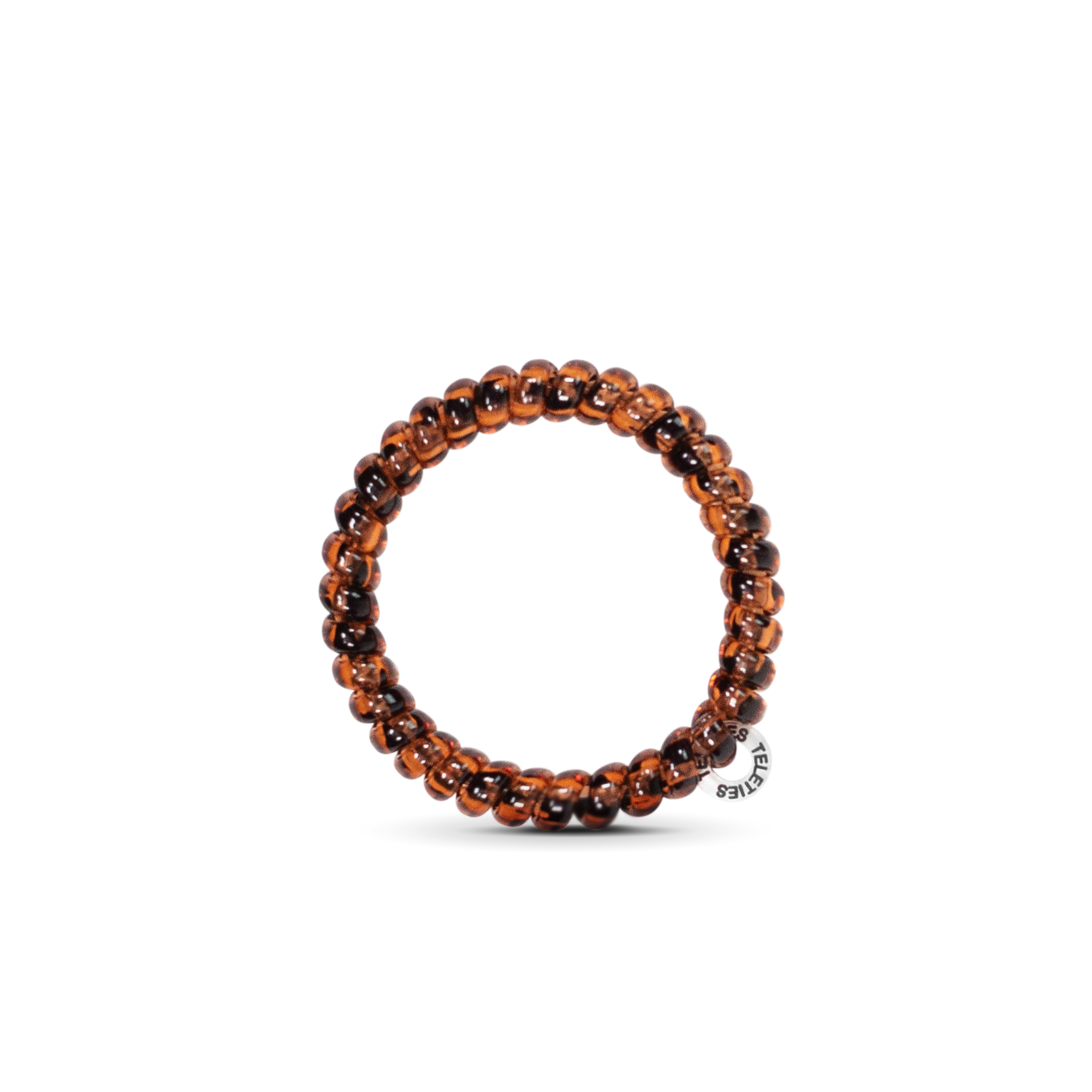 TELETIES Spiral Hair Coils | Small | Tortoise Hair Ties
