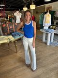 z supply clarke ribbed tank in nautical