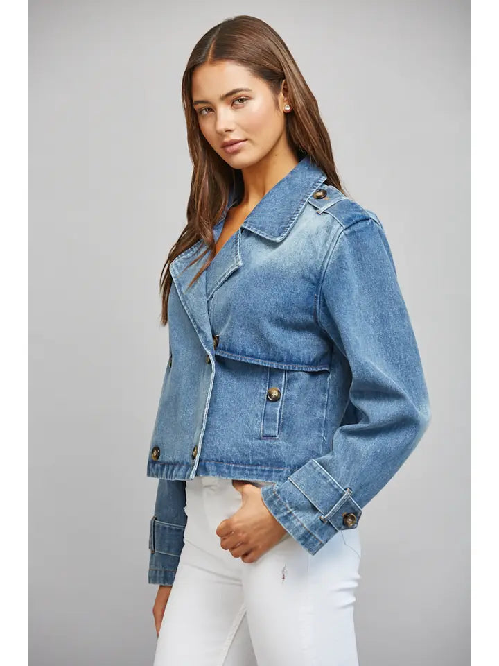 julie denim utility jacket