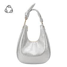 melie bianco lilie shoulder bag in silver
