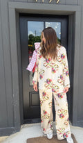free people dreamy days pajama set in antique ivory