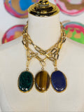 Jennifer Thames Pendant Stone Necklace