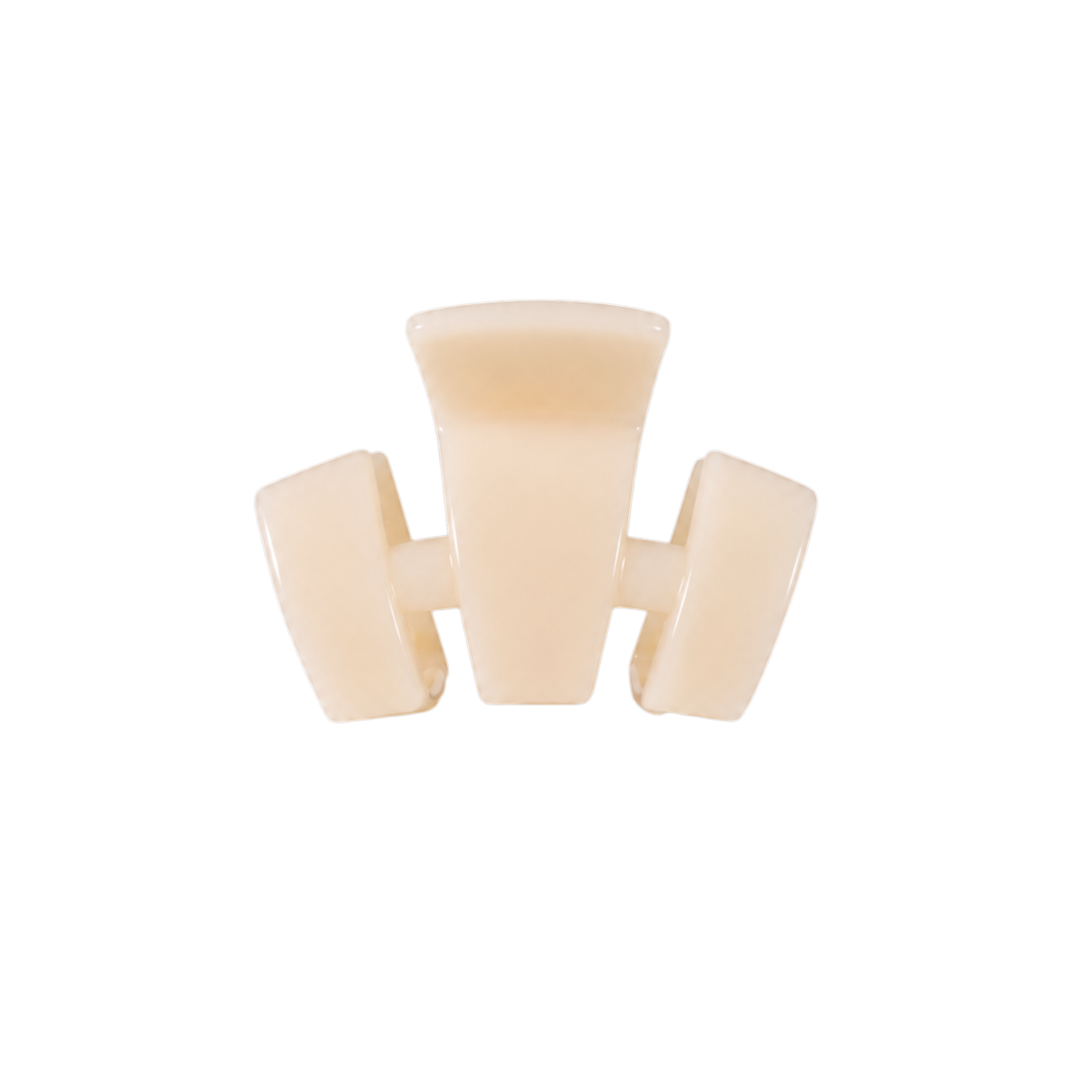 TELETIES Classic | Almond Beige | Petite | Claw Clip