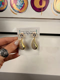 jennifer thames tear drop sparkle earring