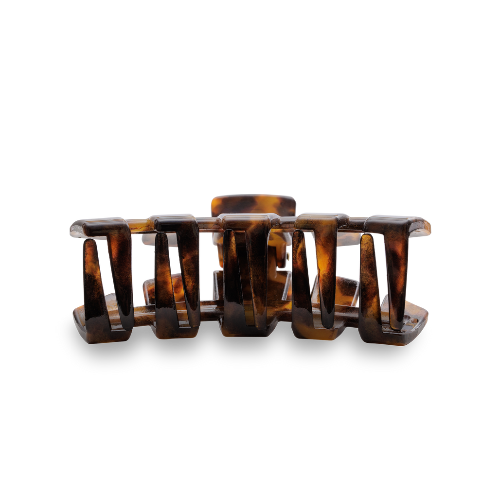 TELETIES Classic Hair Clip | Medium | Tortoise