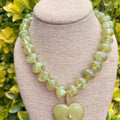 Green Heart Necklace