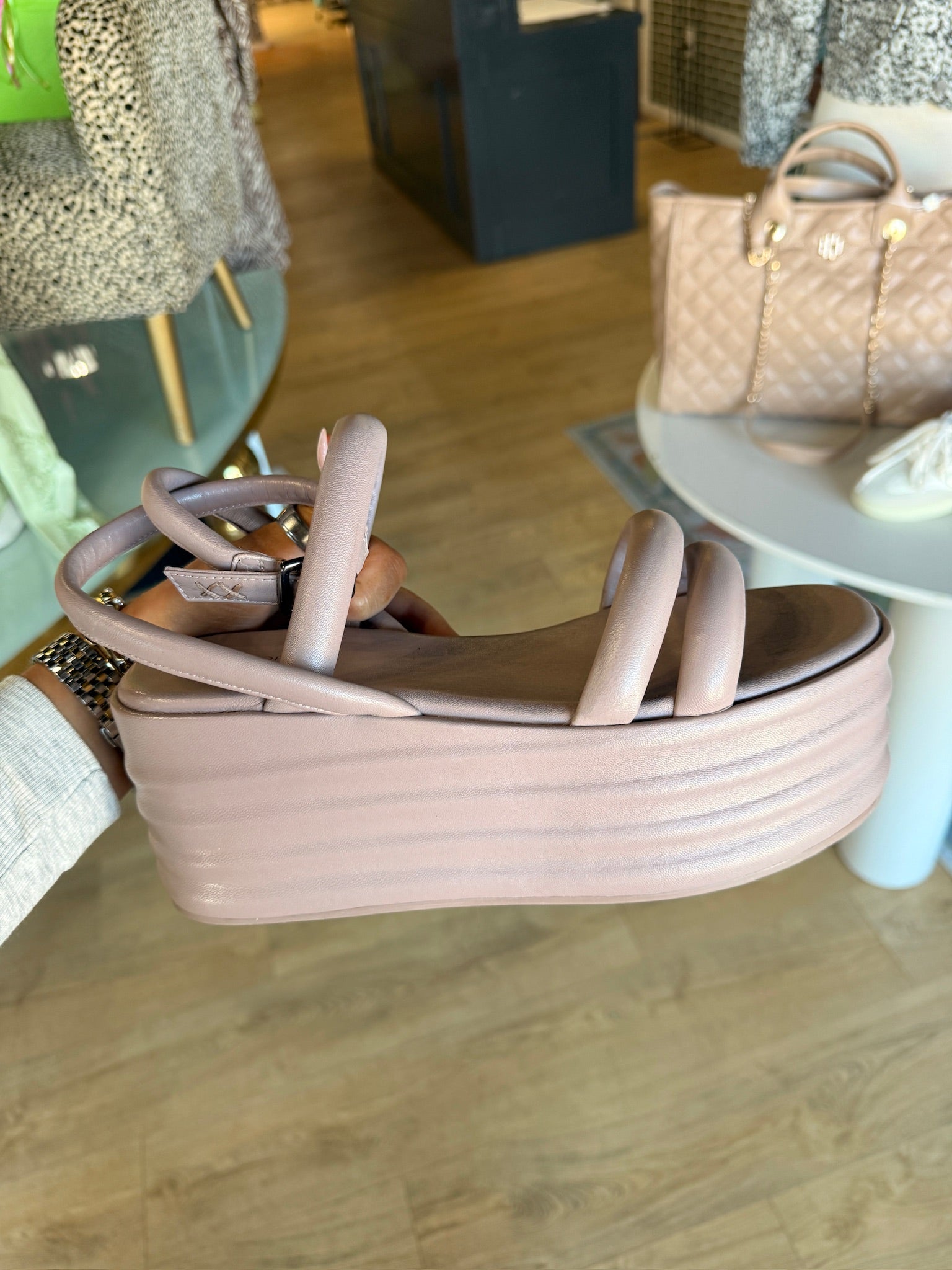 free people iris platform sandals in orchid ice