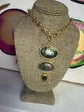 jennifer thames tiered gemstone necklace