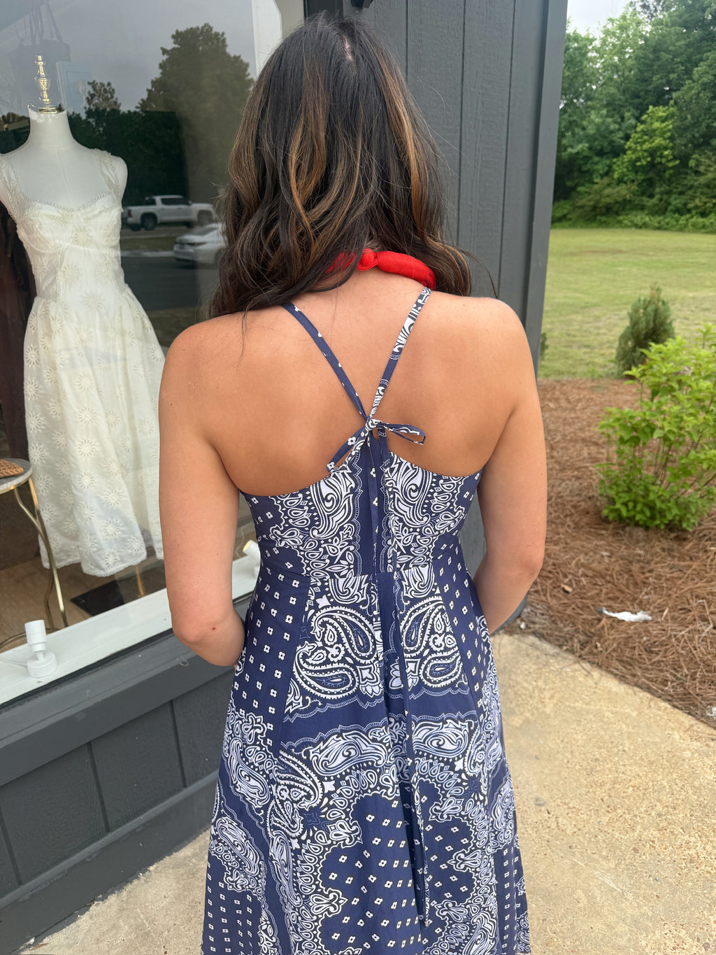 Tolani Mahila Elowen midi dress in paisley