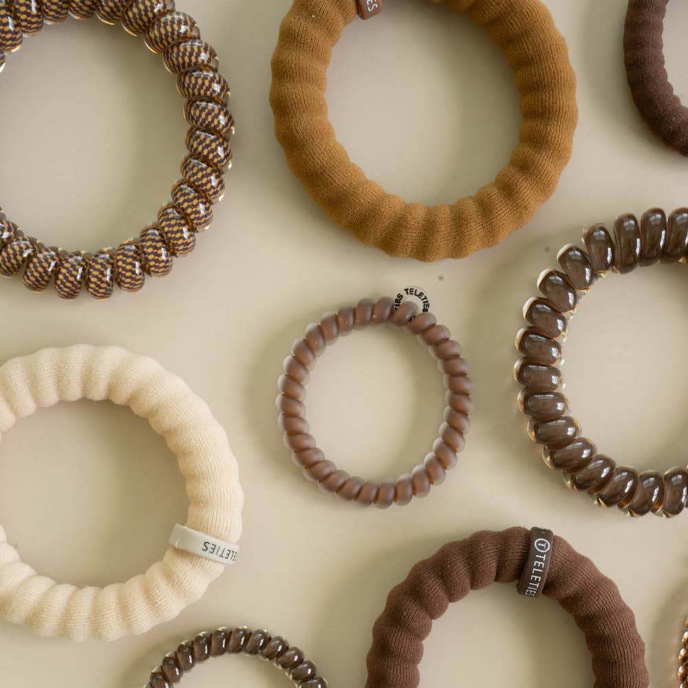 TELETIES Morning Brew Large Hair Ties