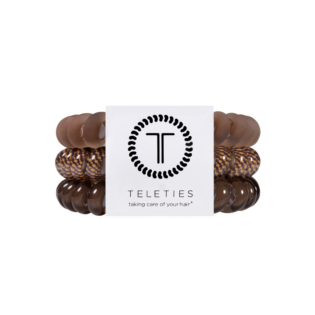 TELETIES Morning Brew Large Hair Ties