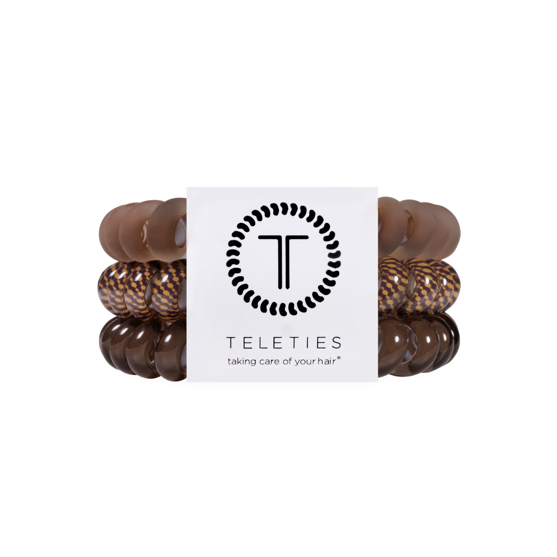 TELETIES Morning Brew Large Hair Ties
