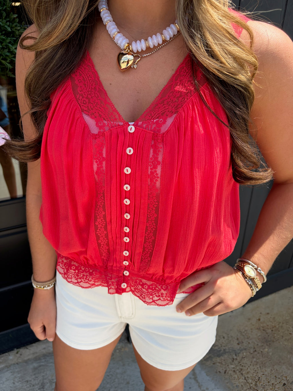 free people celeste tank in sour sweet