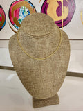 jennifer thames gold beaded necklace