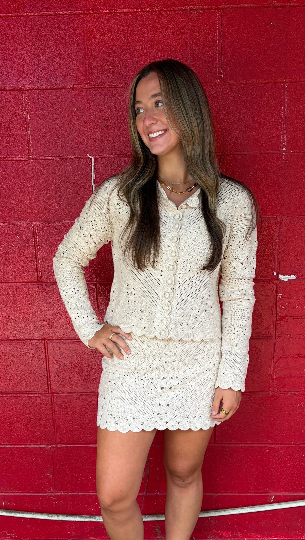 z supply cressa mini skirt in natural