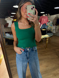 deluc ithaca knit top in green