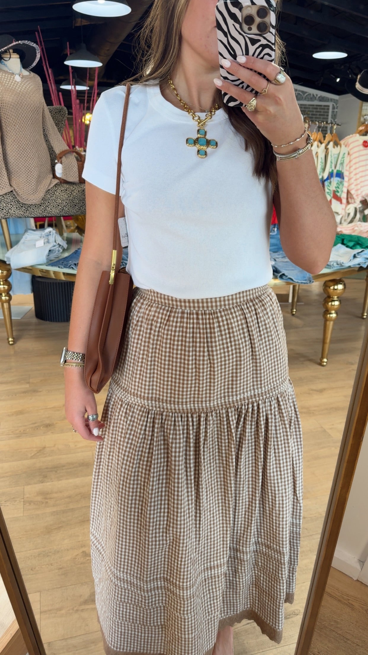 free people atlas crew tee in white