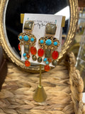 jennifer thames orange and tura earring