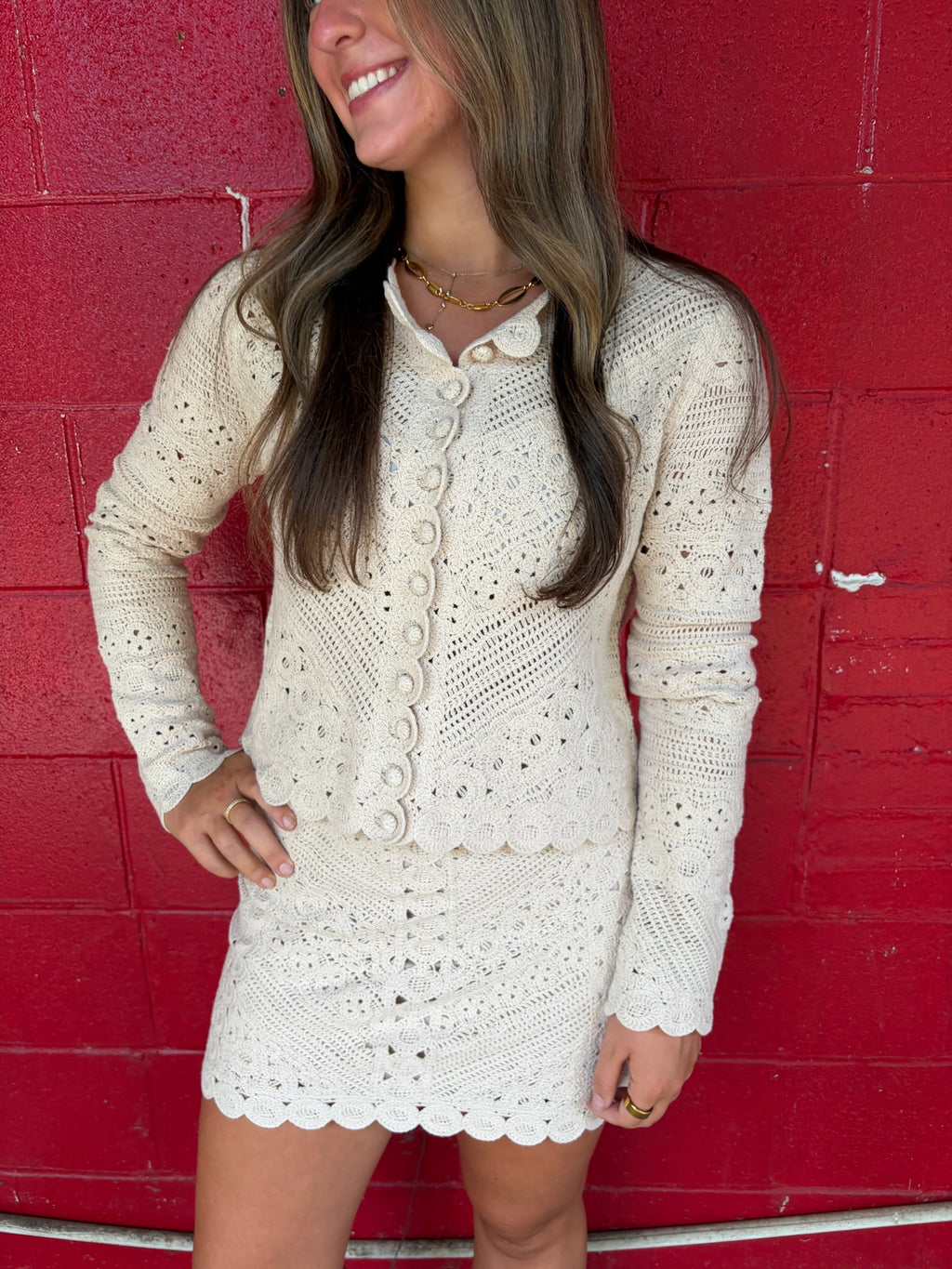 z supply cressa cardigan in natural