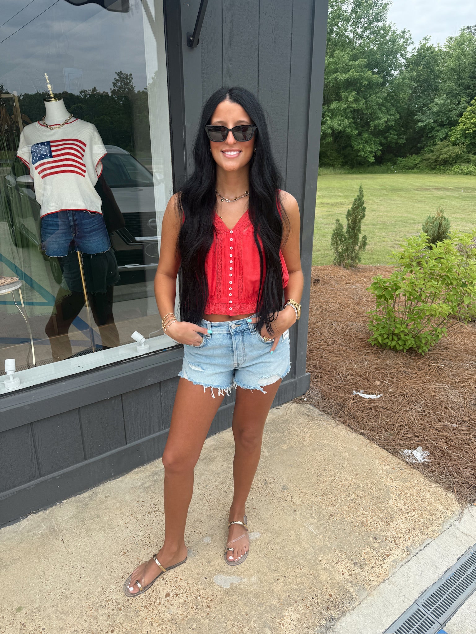 free people celeste tank in sour sweet