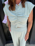 sage the label laguna knit pants in light sage