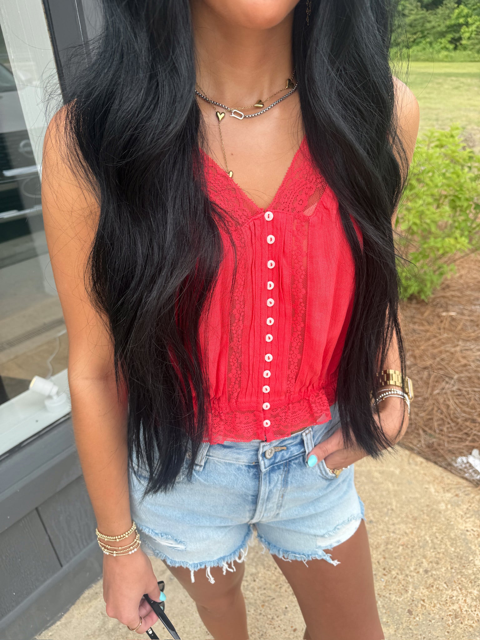 free people celeste tank in sour sweet