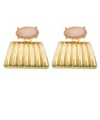 stellar earrings in pink