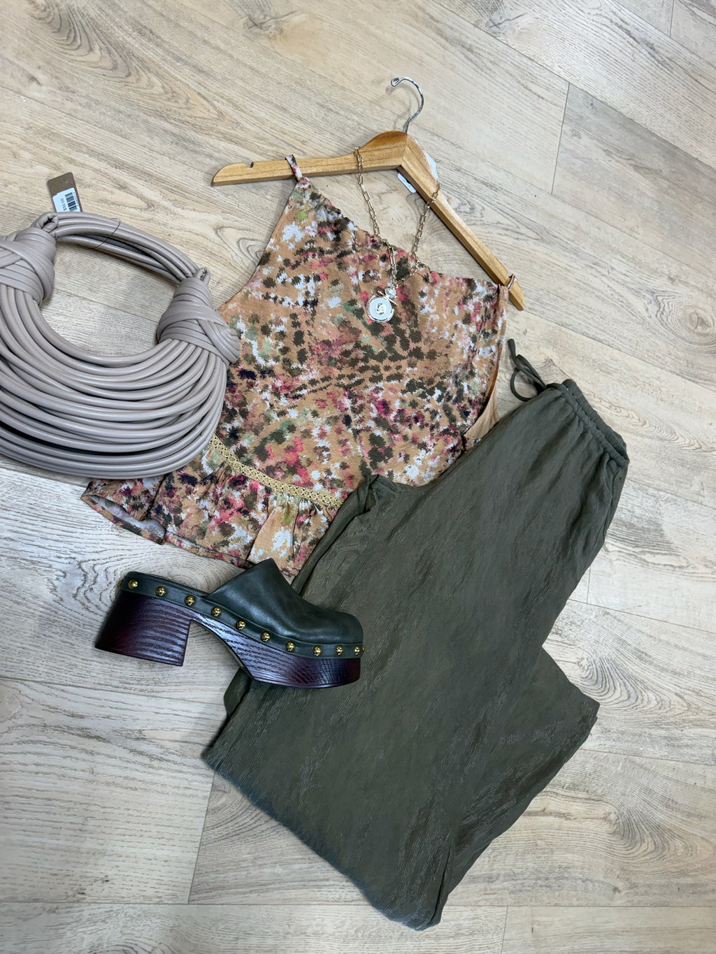 sadie and sage sunset canyon halter top in multi color