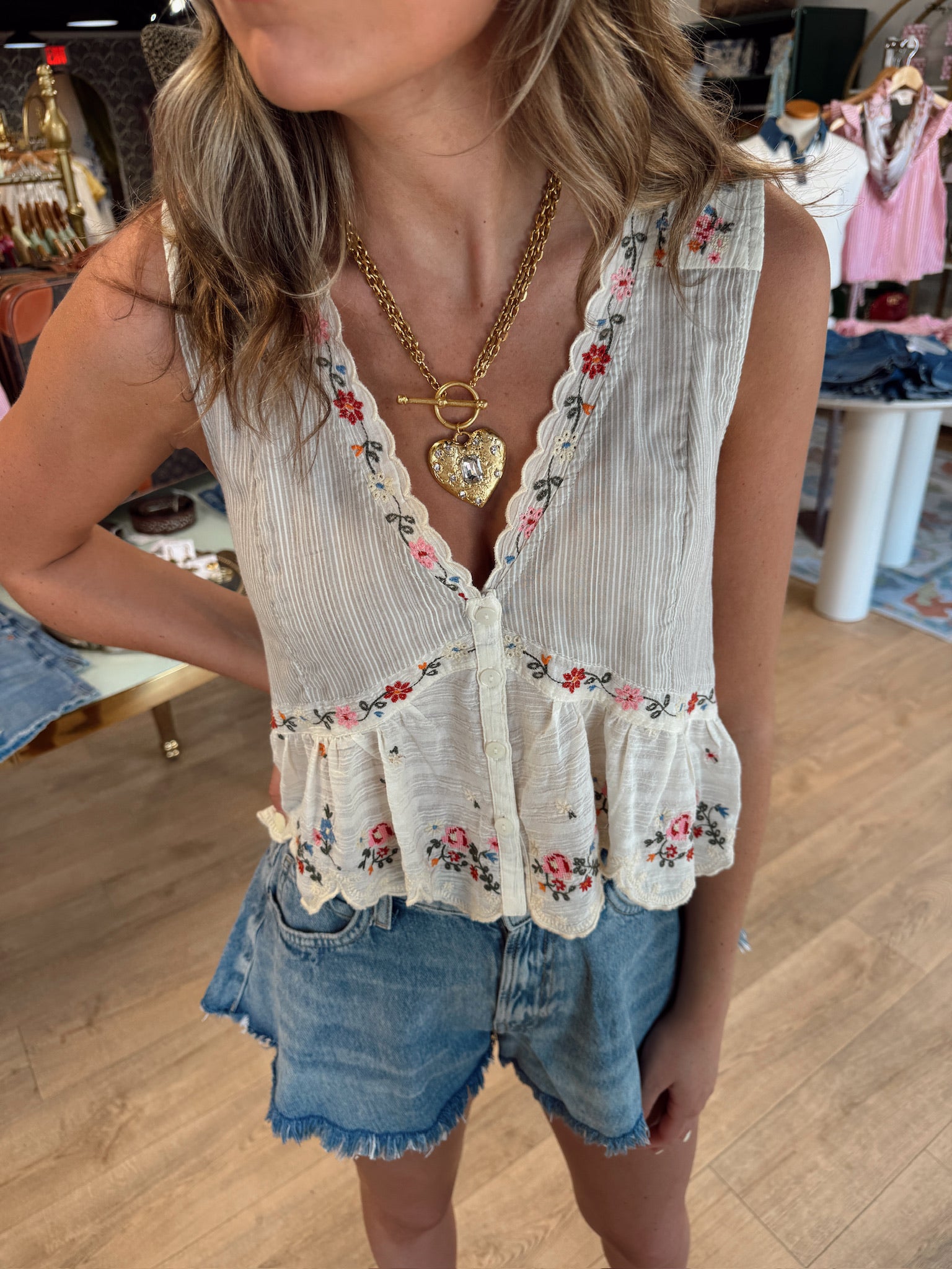 free people sparks fly denim short in meadowbrooke
