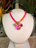 jennifer thames pink angel necklace