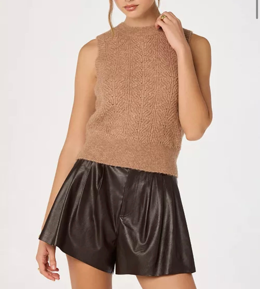 astr pernille sweater in camel