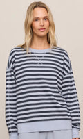 z supply everyday striped crew in eclipse