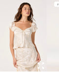 astr vanessa top in cream